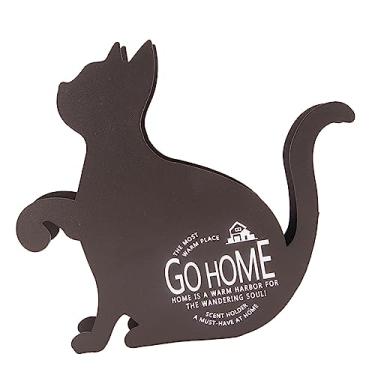 Imagem de Suporte para Queimador de Incenso Em Bobina, Suporte para Bobina de Incenso Fácil Limpeza Elegante Em Forma de Gato Decorativo para Escritório