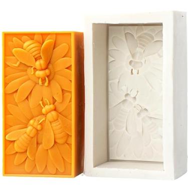 Imagem de Molde de vela de abelha de favo de mel, molde de silicone para colheita de abelhas, molde de silicone para sabonete, cera de soja, resina epóxi, faça você mesmo, artesanal, festa de casamento,