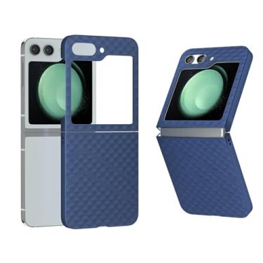 Imagem de Telefone Flip Covers Case Compatible with Sumsung Galaxy Z Flip 5 Case, Slim Thin Shockproof Protective Cover Case, 3D Ergonomic Design Rugged Protective Case Capa protetora da capa (Size : Deep Blu