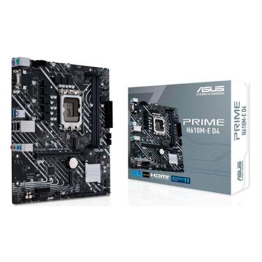 Imagem de Placa-Mãe Asus Prime H610M-E D4, Intel LGA 1700, H610, mATX, DDR4 - 90MB19N0-C1BAY0