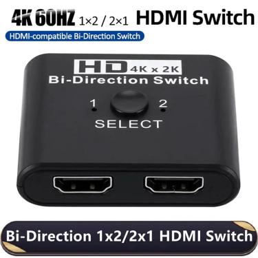 Imagem de 4K x 2K HDMI Bi-Direção para PC Portátil Xbox PS3/4 TV Box para Monitor de TV Projetor Adaptador 2