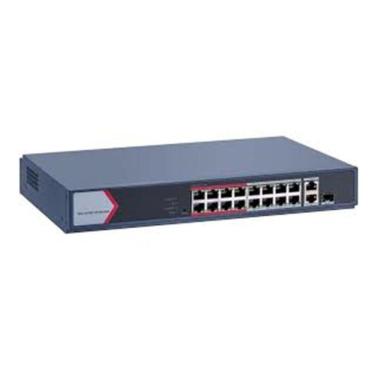 Imagem de Switch Hikvision Metalico DS-3E1318P-EI/M  16 Portas Poe  FAST ETHERNET