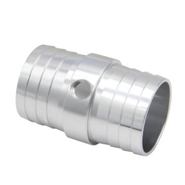 Imagem de JoyTube Adaptador de farpa de mangueira do radiador de 3,8 cm com porta NPT de 1/8", acoplador emenda consertar refrigerante intercooler trocador de reparo de aquecedor conector de mangueira fluido de água ar alumínio