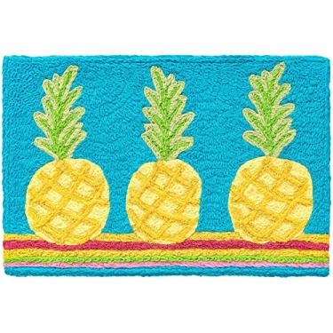 Imagem de Pineapple Fiesta 50 x 76 cm Tapete com detalhes de jellybean