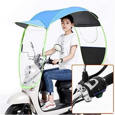 Imagem de Capa para guarda-sol para motocicleta elétrica, guarda-chuva para scooter, mobilidade, proteção solar e capa de chuva à prova d'água, capa universal para vento, carro elétrico, guarda-chuva