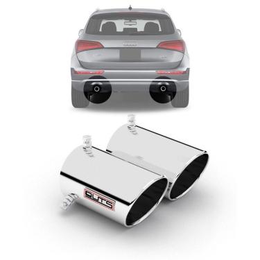 Imagem de Ponteira Esportiva Para Escapamento Ponta Dupla Audi Q5