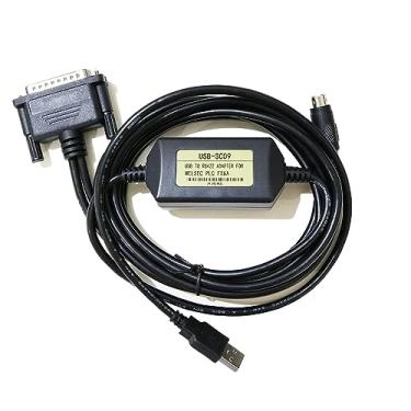 Imagem de Cabo PLC AvanExpress USB-SC09 A Series Interface, Compatível com Cabo de Programação PLC Série FX USB para Adaptador RS422