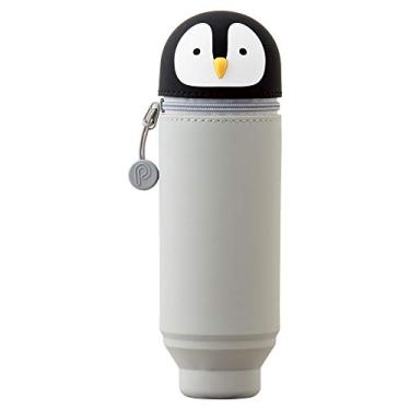 Imagem de LIHIT LAB Estojo de lápis Kawaii com pinguim japonês para escola, escritório, faculdade, material escolar fofo, porta-lápis para meninas, estojo de lápis para artista, pinguim (A7712-10)