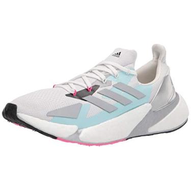 Imagem de adidas Tênis de corrida feminino X9000L4, Cristal branco/prata, 8