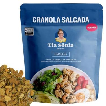 Imagem de Tia Sônia, Granola Salgada Francesa Parmesão Castanhas 200g Tia Sônia Artesanal Sem Glúten