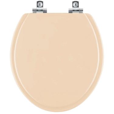 Imagem de Assento Sanitário com Amortecedor Convencional Oval Rosa Floral para vaso Deca