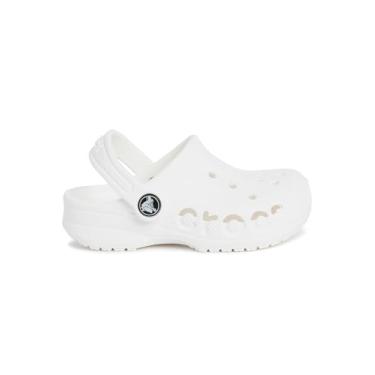 Imagem de Crocs Tamancos infantis unissex Baya, Branco, 23