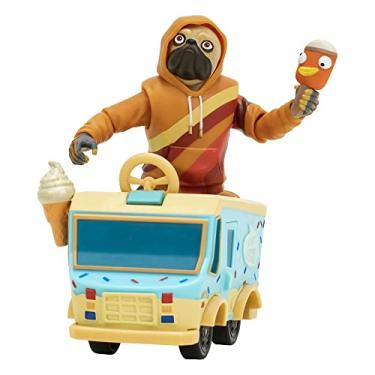 Imagem de FORTNITE DOGGO (EMOTE Series) - 4-inch Articulated Figure with Lil Treat Emote Vehicle and Snow Pop Accessory