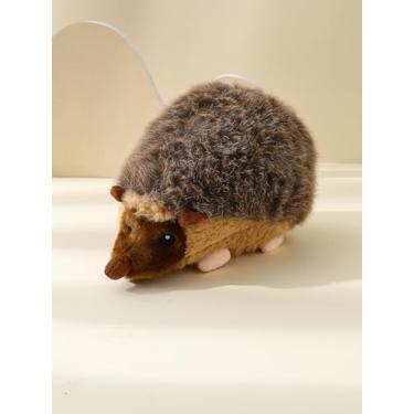 Imagem de Shineyidoor Brinquedos de pelúcia para cães de ouriço, brinquedos para cães que rangem para mastigadores agressivos, brinquedos engraçados para mastigar animais de pelúcia, brinquedo indestrutível