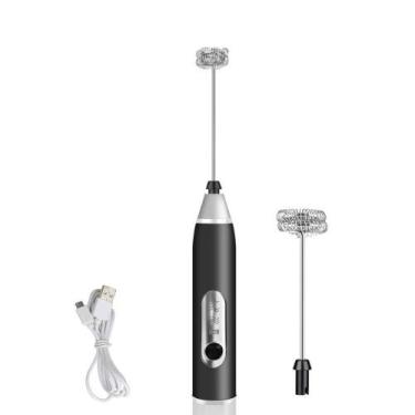 Imagem de Mini Mixer Batedor Elétrico Bebidas E Ovos Portátil Preto - Utimix
