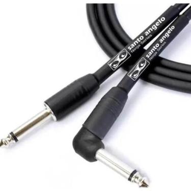 Imagem de Cabo santo angelo guitarra p10 mono + p10 mono 0,20mm ninja cable 15ft