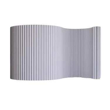 Imagem de Biombos e Divisórias Divisor De Sala De Papel Moderno, Tela Dobrável De Privacidade Cinza, Tela De Painel De Papel Retrátil Independente, Divisória De Parede Para Lojas De Roupas De Escritório Domésti