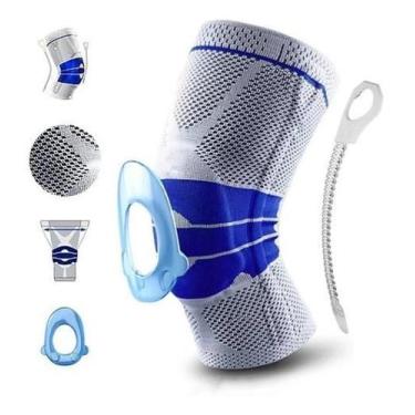 Imagem de Joelheira De Compressão Com Silicone E Fio De Aço Patelar TAMANHO - M 