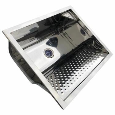 Imagem de Tanque inox 48lt para lavanderia com válvula - PIANOX