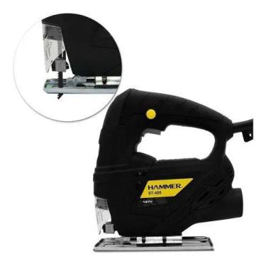 Imagem de Serra tico tico corte madeira bimetal plastico hammer 110v, 110V