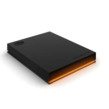 Imagem de Seagate Disco rígido externo para jogos FireCuda 1 TB - USB 3.2 Geração 1, iluminação LED RGB para PC e Mac com serviços de resgate, multicolorido (STKL1000400)