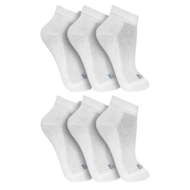 Imagem de Kit 6 Pares Meia Soquete Masculina Sport Trifil T8014K, G, Branco