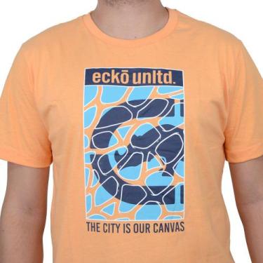 Imagem de Camiseta Masculina Ecko Unlimited Laranja Claro - 1U588A, M