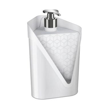 Imagem de Dispenser Detergente Click Uz Organizador Pia Cozinha Bucha Limpeza Sa