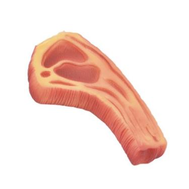 Imagem de Brinquedo Borracha Bisteca Pet Cão Resistente Som Interativo - Inga Im