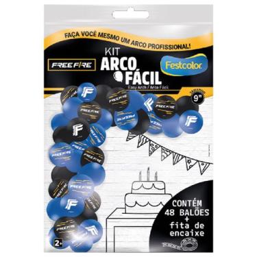 Imagem de Kit Arco Fácil com Bexiga Decorativa Temática para Comemorações Free F