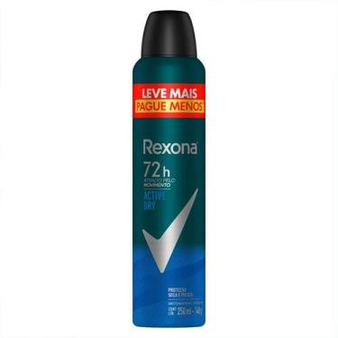 Imagem de Desodorante Antitranspirante Aerosol Rexona Men Active Dry 250ml