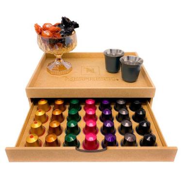 Imagem de Bandeja Porta Cápsula Nespresso 35 Cápsulas - WebBar, Cru