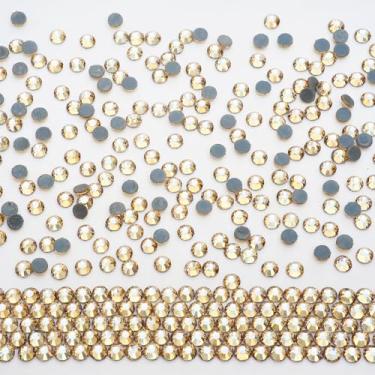 Imagem de Genio Cristal Golden Shadow SS10 Ultra Hotfix Strass, 3600 peças, lavável na máquina, strass para roupas e acessórios