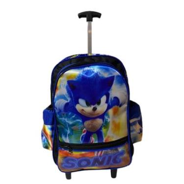 Imagem de mochila INFANTIL  rodinha JUVENIL  STITCH SONIC MOANA PATRULHA - PIETR