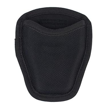 Imagem de ROCOTACTICAL Capa para algema única de nylon com abertura rápida, suporte de punho para cinto de aplicação da lei, bolsa de punho padrão militar com passador de cinto, serve na maioria das correntes