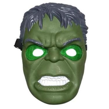 Imagem de Máscara de luz LED Super Heroes Avengers Infantil HULK - Sacks