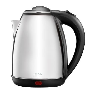 Imagem de Chaleira Eletrica ELGIN 1,8L - 42CHA1001000 PRETO/INOX 110 VOLTS