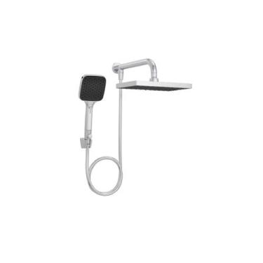 Imagem de Chuveiro Deca Flex Max Quadrado Desviador Cromado 2086.C.DES