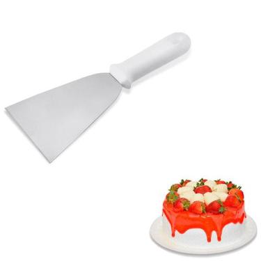 Imagem de Espatula Reta 12cm Chapeira Hambugueria Padaria Aco Inox - Malta