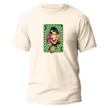 Imagem de Camiseta Algodão Premium Estampa Digital Arte Poker Baralho - NoBrand,