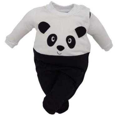 Imagem de Macacão Longo Luxo Bebê Menino Bordado Inverno Enxoval 88009 - Chuquin