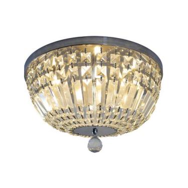 Imagem de Lustre Plafon Cristal Egípcio 40cm Redondo 612/40 - IluminaMundo, 0