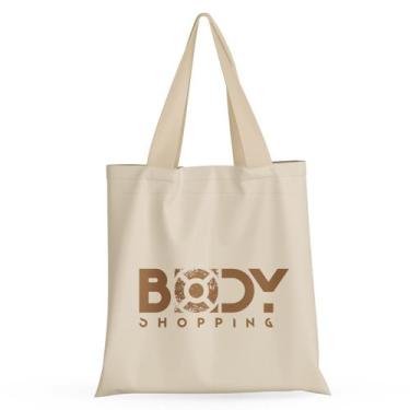 Imagem de Eco Bag Algodao - Bodyshopping (bege), BEGE, ALGODAO