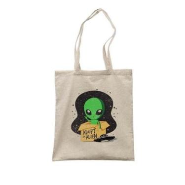Imagem de Ecobag Adopt An Alien-Unissex