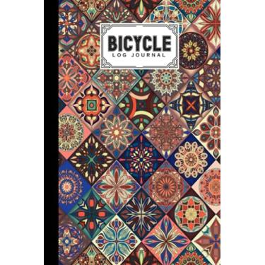 Imagem de Bicycle Log Journal: Cycling Logbook Mandalas Cover, Bike Riding, Bicycle Lovers, Log Book to keep track of daily Biking Training | 120 Pages, Size 6" x 9" | by Astrid Bode