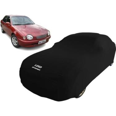 Imagem de Capa Tecido Carro Sedan Corolla Gli Proteção Contra Risco - Mz, Preta