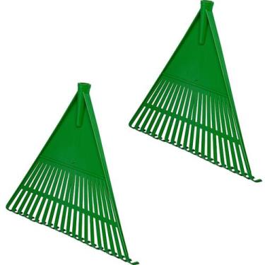 Imagem de Kit 2 Rastelos De Plástico Para Jardim Sem Cabo 20 Dentes SF - ShopFor