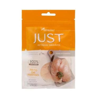 Imagem de Peito de Frango Cozido Petisco Natural Just GermanHart para cães e gat