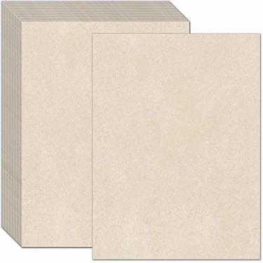Imagem de Papel de papelaria extravagante vintage 50 folhas DUGUTUL 21 x 28 cm, dupla face, 100 g/m², papel para impressora de design antigo para convites e cartas vintage, currículos, prêmios, diplomas (A)