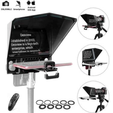 Imagem de Teleprompter Smartphone Desview T2 Portátil Visor Hd Dslr E